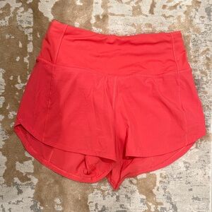lululemon athletica Coral Athletic Shorts